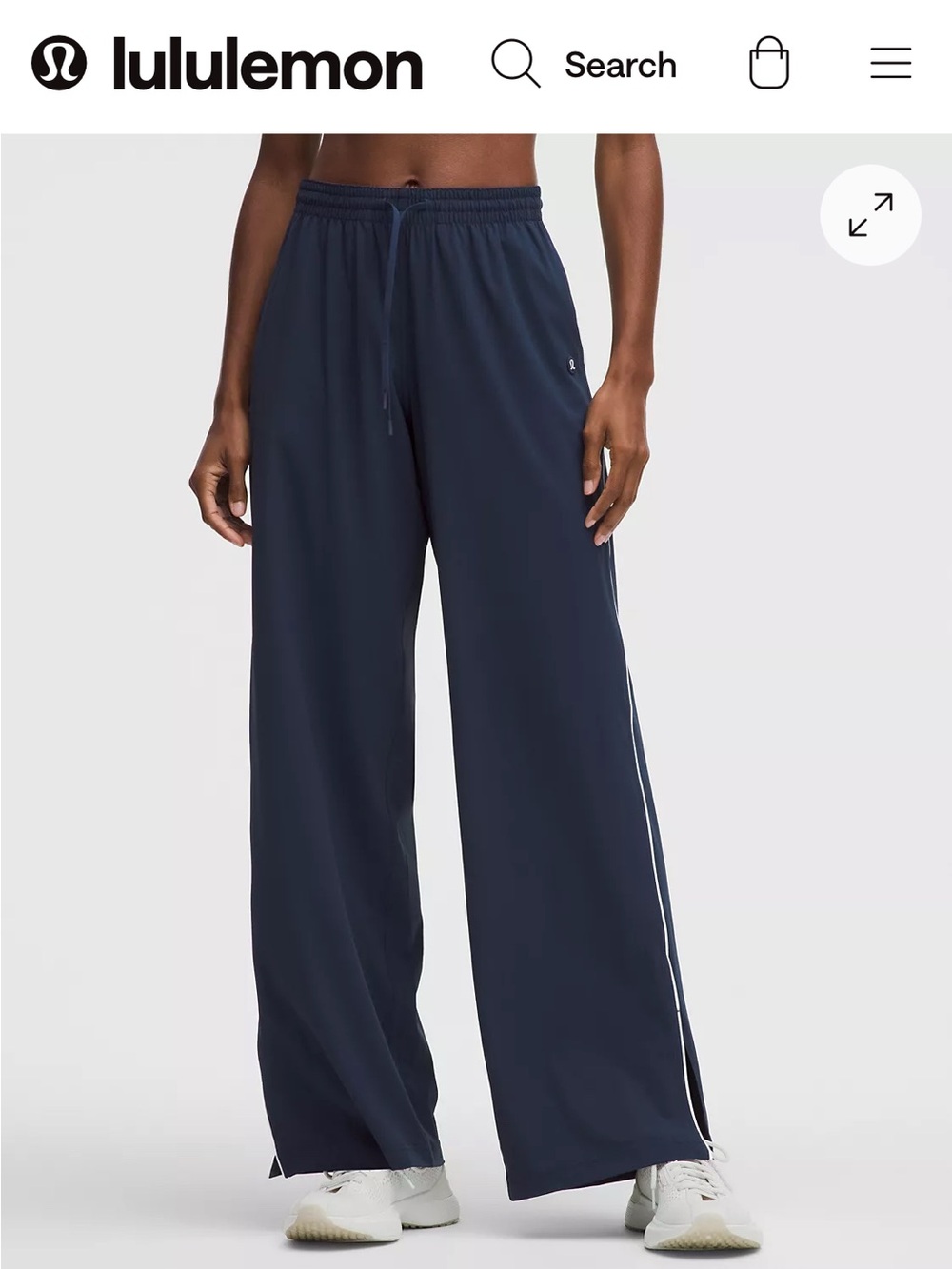 Court rival wide leg track pant women’s